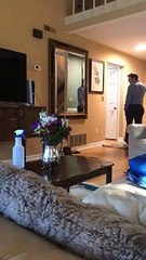 My honey walks in circles when he talks