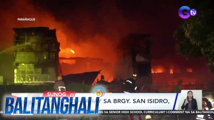 Halos 300 bahay  sa Brgy. San Isidro, Parañaque, nasunog | BT