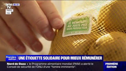 Une étiquette solidaire pour indiquer aux consommateurs que le producteur de fruits et légumes est mieux rémunéré