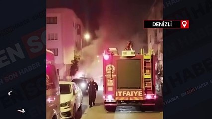 Denizli'de sevgilisiyle kavga eden uzman çavuş 5 aracı ateşe verdi