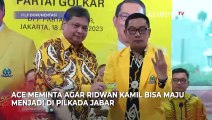 Bicara Soal Nasib Ridwan Kamil di Pilkada 2024, Golkar Dorong Kembali Maju di Jabar
