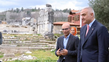 Bakan Ersoy “Geleceğe Miras Stratonikeia Antik Kenti” projesini tanıttı