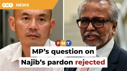 MP’s question about former King’s position on Najib’s pardon rejected