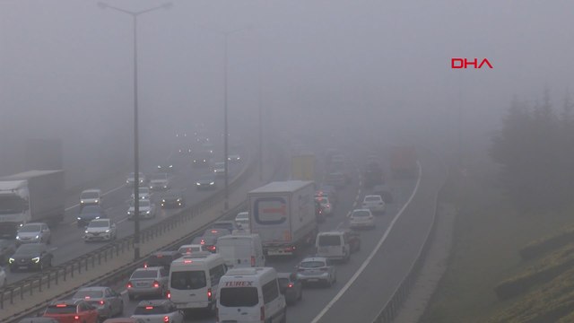 İstanbul'da sis etkili oldu