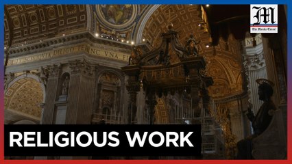 Canopy of St Peter's Basilica to be restored ahead of Jubilee