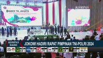 Hadiri Rapat Kerja TNI-Polri, Presiden Jokowi Beri Apresiasi Netralitas dalam Pemilu 2024
