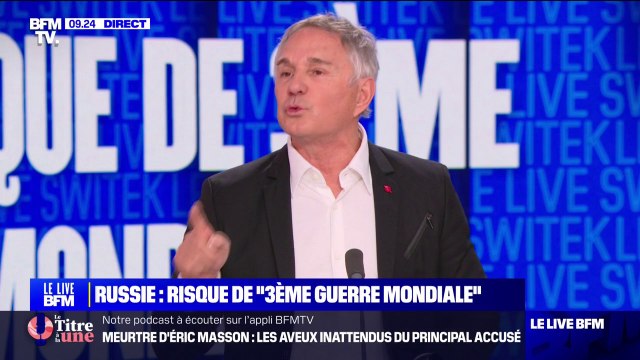 Patrick Vignal (député Renaissance de l'Hérault), sur la déclaration d'Emmanuel Macron sur l'Ukraine: Le vrai débat c'est comment on arrête Vladimir Poutine