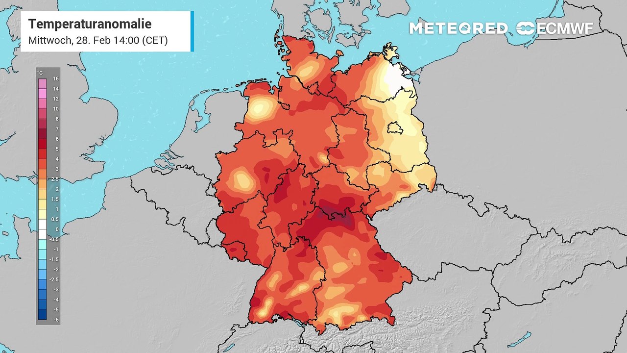 Die letzten beiden Februartage bleiben in Deutschland extrem mild!