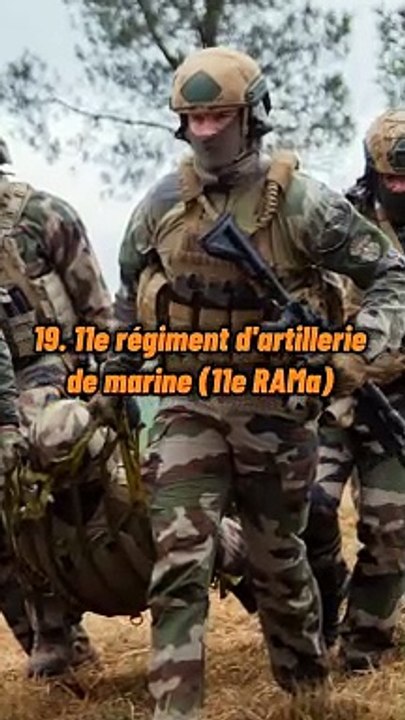 Top 20 des meilleurs régiments de l'armée française