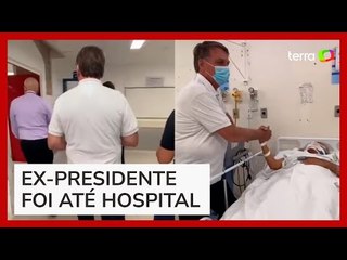 Bolsonaro visita apoiadora que caiu de árvore durante ato na Avenida Paulista