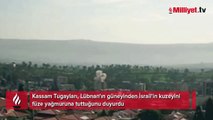 Kassam Tugayları Lübnan'dan İsrail'i vurdu