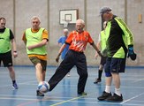 UK's oldest striker is still banging the goals at 90