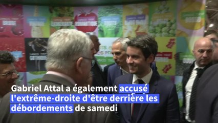 Gabriel Attal au Salon de l'agriculture dénonce "le cirque politique"