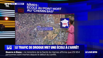 À Nîmes, le trafic de drogue et les fusillades mettent une école à l'arrêt