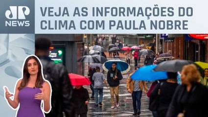 Chuva acumulada atinge região Sul nesta quarta (28) | Previsão do Tempo