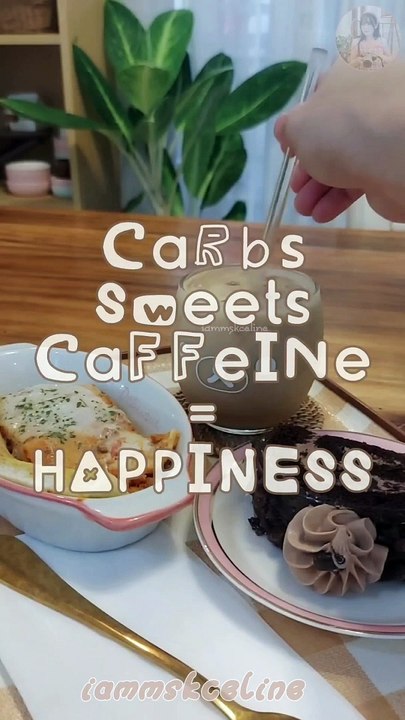 Carbs + Sweets + Caffeine = Happiness