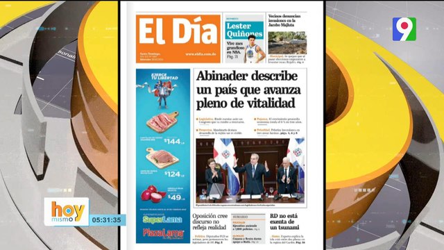 Titulares de prensa dominicana miércoles 28 de febrero 2024 | Hoy Mismo