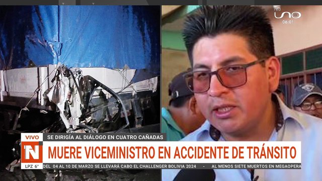 Muere Viceministro en accidente de transito