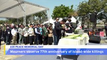 Taiwanese Observe 77th Anniversary of 228 Incident