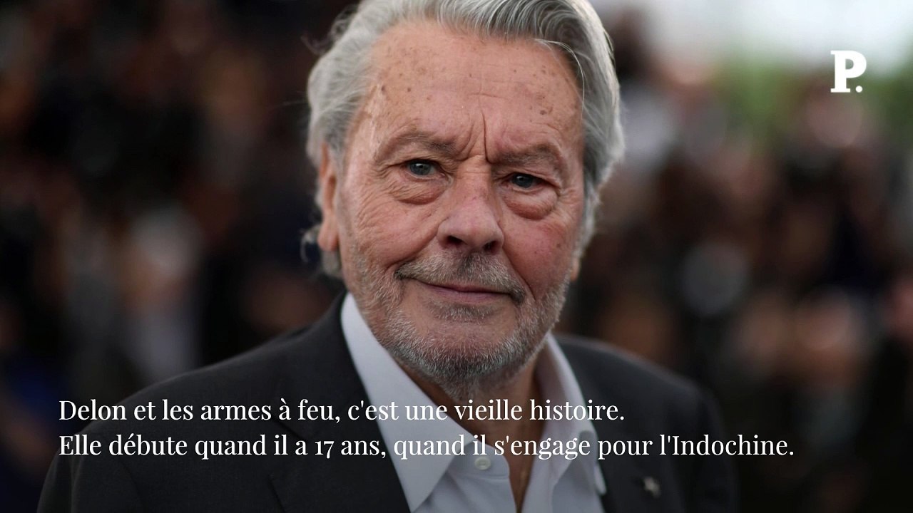 Alain Delon et les armes à feu, une vieille passion