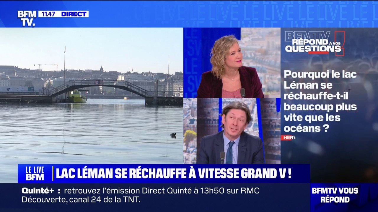 Pourquoi le lac Léman se réchauffe-t-il beaucoup plus vite que les océans ? BFMTV répond à  vos questions