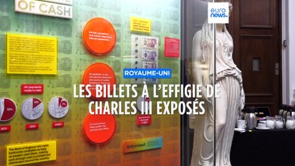 Les premiers billets à l’effigie de Charles III exposés au Musée de la Banque d'Angleterre