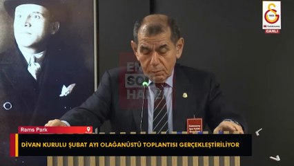 Dursun Özbek: Galatasaray'a karşı açılan cepheler var