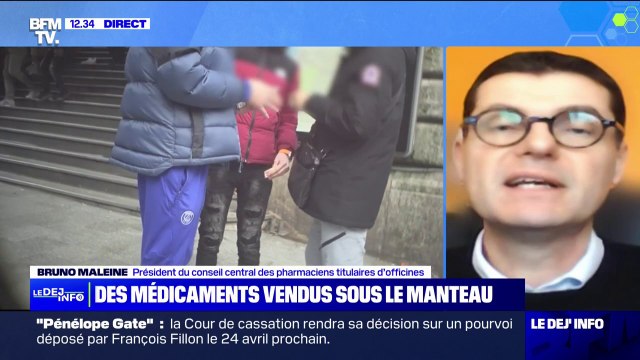 Bruno Maleine (président du conseil central des pharmaciens titulaires d’officines), sur les trafics de médicaments: On observe une augmentation du nombre de fausses ordonnances
