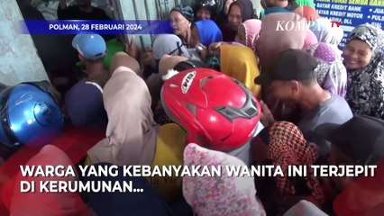 Beras SPHP Stoknya Mepet,  Bikin Warga Saling Dorong demi Mendapatkannya