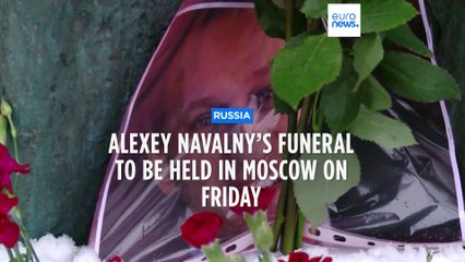 Alexei Navalny's funeral to be held on Friday, spokesperson says