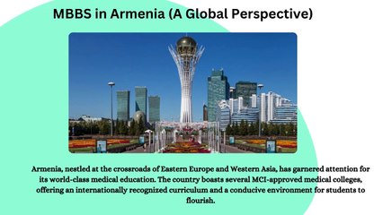 Studing Mbbs in Armenia