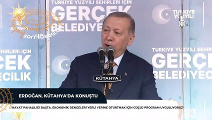Erdoğan, "Hayat pahalılığı başta, ekonomik dengeleri yerli yerine oturtmak için güçlü program uyguluyoruz.