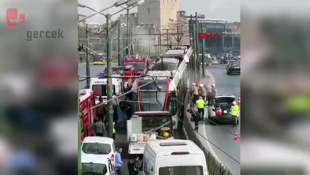 Bağcılar-Kabataş seferini yapan tramvayın çarptığı bir kişi öldü