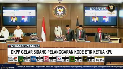 DKPP Gelar Sidang Dugaan Pelanggaran Etik Ketua KPU Soal Pengaduan Kebocoran Data DPT Pemilu 2024