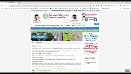 Driving Licence Search In Telangana Online Telugu