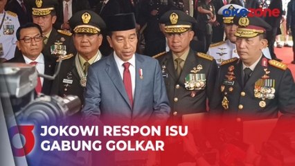 Respon Jokowi Usai Diisukan Bergabung dengan Partai Golkar