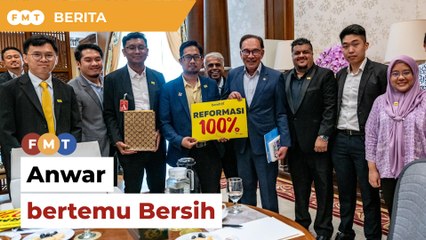 Anwar bertemu Bersih, maklum beberapa tuntutan dalam tindakan