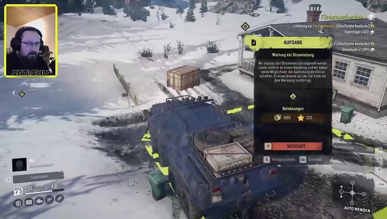 Erkundung im Nachbaraeal. SnowRunner #315