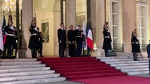 L'arrivée de Mbappé, Al-Khelaïfi et de l'Emir du Qatar à l’Elysée