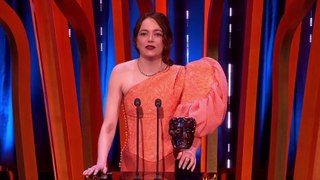 Emma Stone BAFTA 2024 Acceptance Speech Best Actress for Poor Things