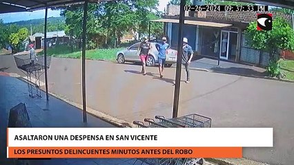 Asaltaron una despensa en San Vicente