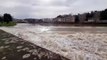 Maltempo, la piena dell'Arno a Firenze