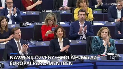 Julija Navalnaja az EP-ben: "Ha valóban le akarják győzni Putyint, újítóvá kell válniuk"