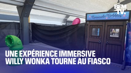 Une expérience immersive dans le monde de Willy Wonka tourne au fiasco