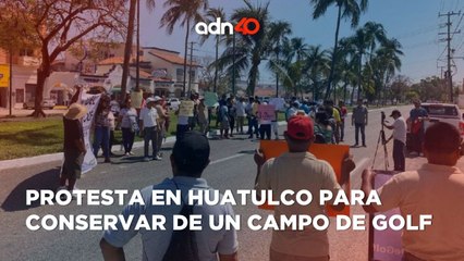 Desaparecerán un campo de golf, trabajadores protestaron ante el FONATUR para mantener su empleo