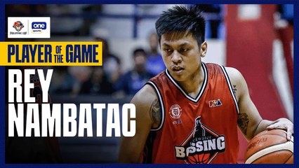 PBA Player of the Game Highlights: Rey Nambatac logs stellar Blackwater debut in escape vs. Meralco