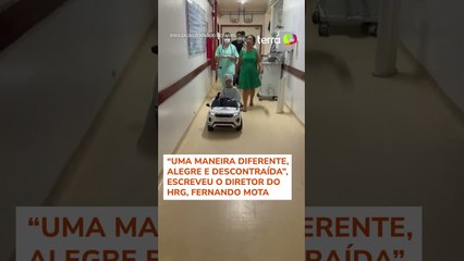 Hospital usa carrinho de controle remoto para levar crianças a centro cirúrgico no Tocantins #shorts