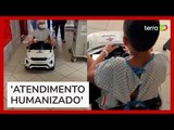 Hospital usa carrinho de controle remoto para levar crianças a centro cirúrgico no Tocantins