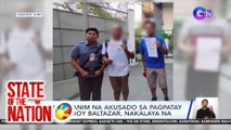 Lima sa anim na akusado sa pagpatay kay Jemboy Baltazar, nakalaya na | SONA