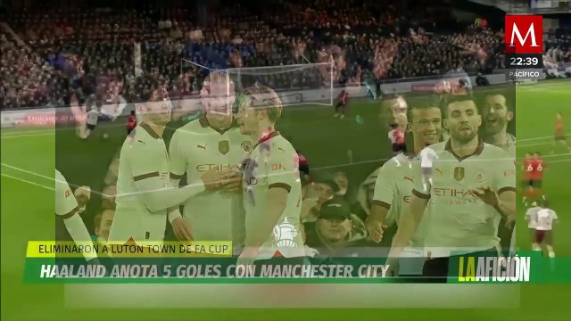 Erling Haaland lidera la goleada del Manchester City sobre el Luton Town en la FA Cup